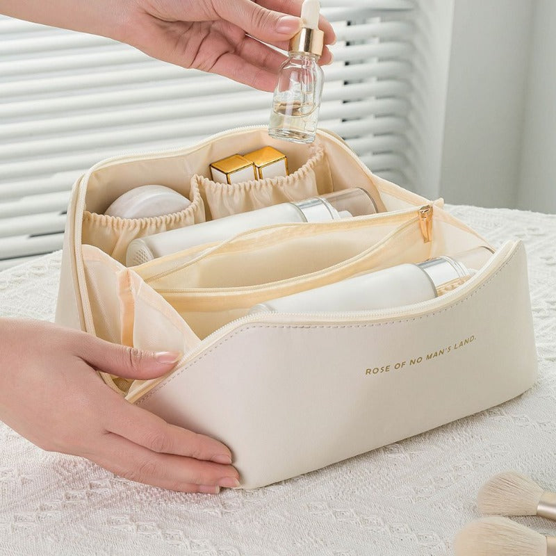 Wholesale PU Leather Cloud Pillow Makeup Bags